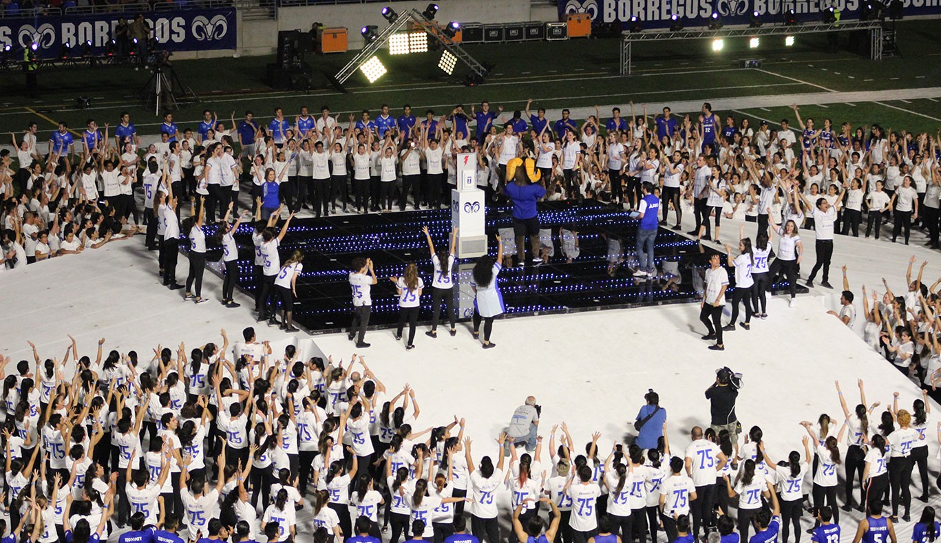 Inauguración del nuevo Estadio Borregos en el Tec campus Monterrey. Inauguración del nuevo Estadio Borregos en el Tec campus Monterrey