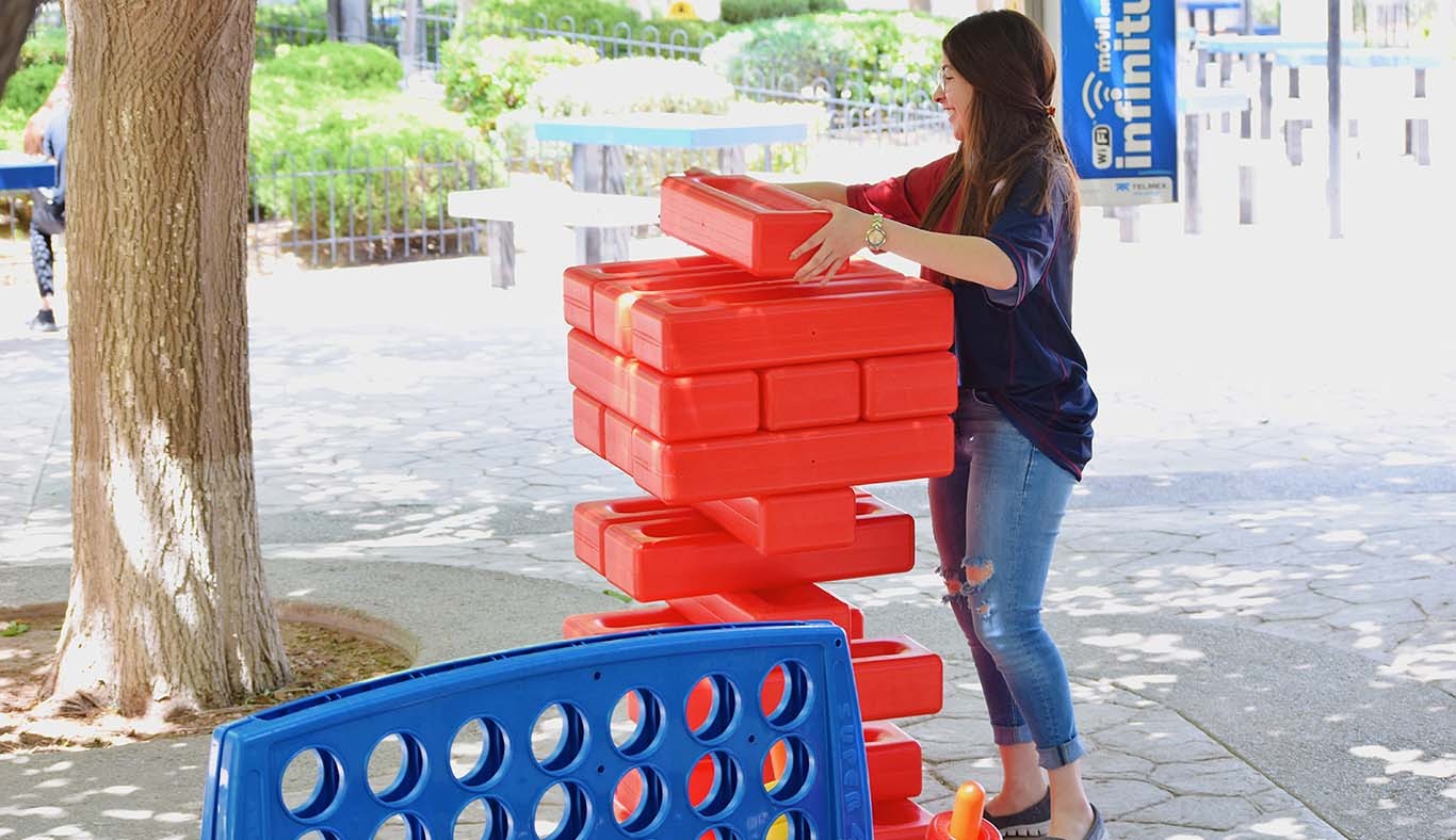 You can find these giant games at the Ciudad Juárez campus.