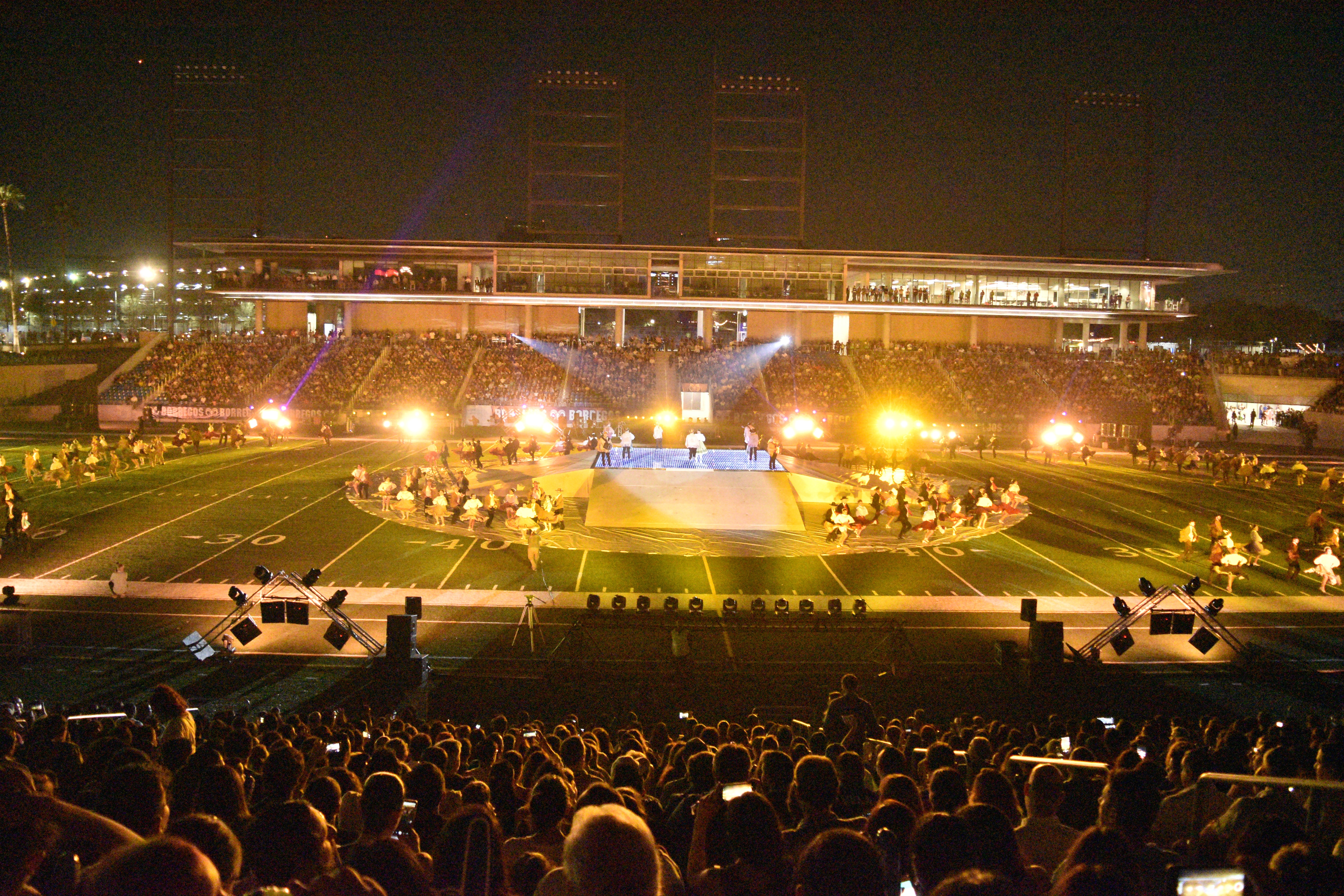 Inauguración del nuevo Estadio Borregos en el Tec campus Monterrey