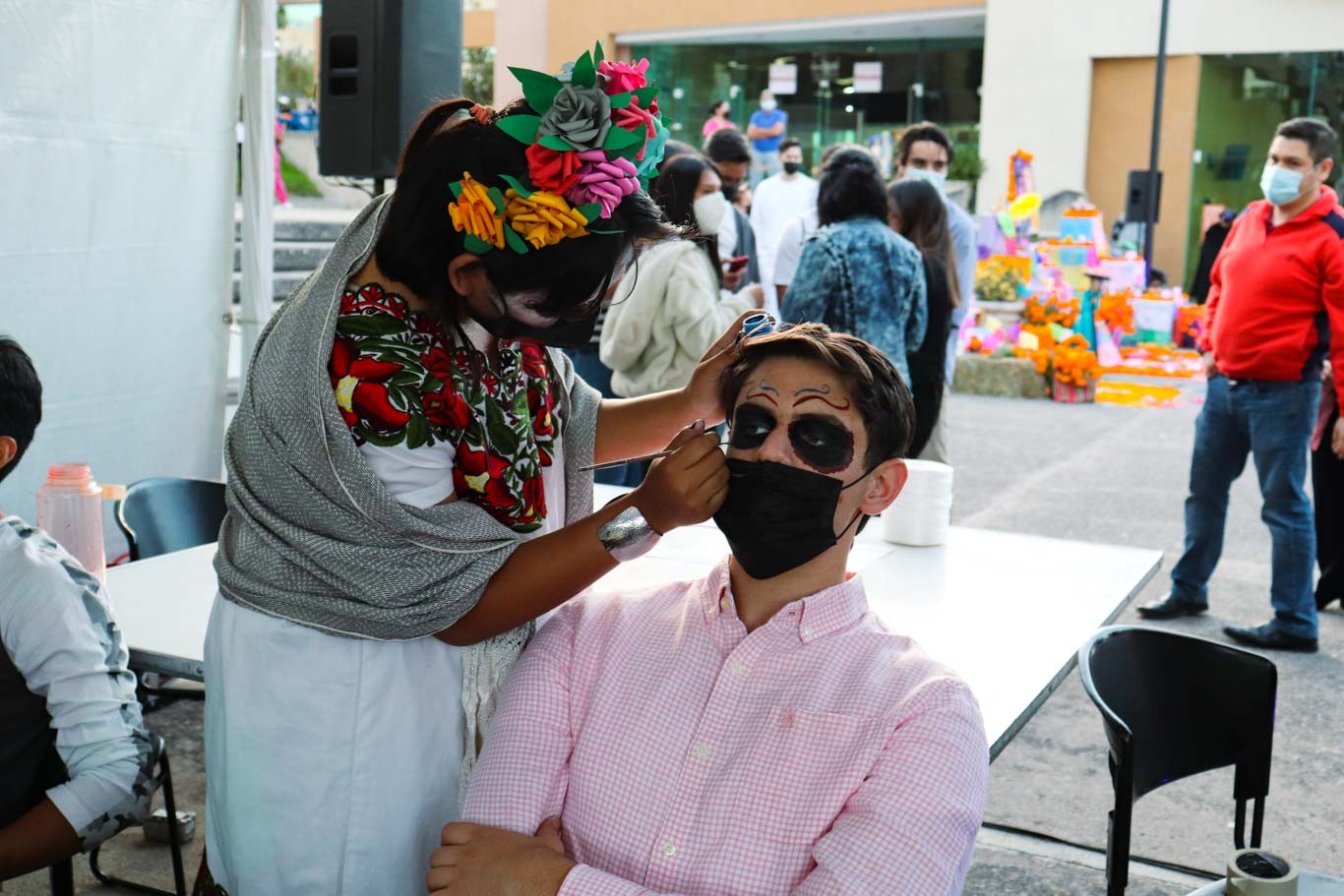 Actividades del festival de la catrina en Tec de Monterrey campus San Luis Potosí