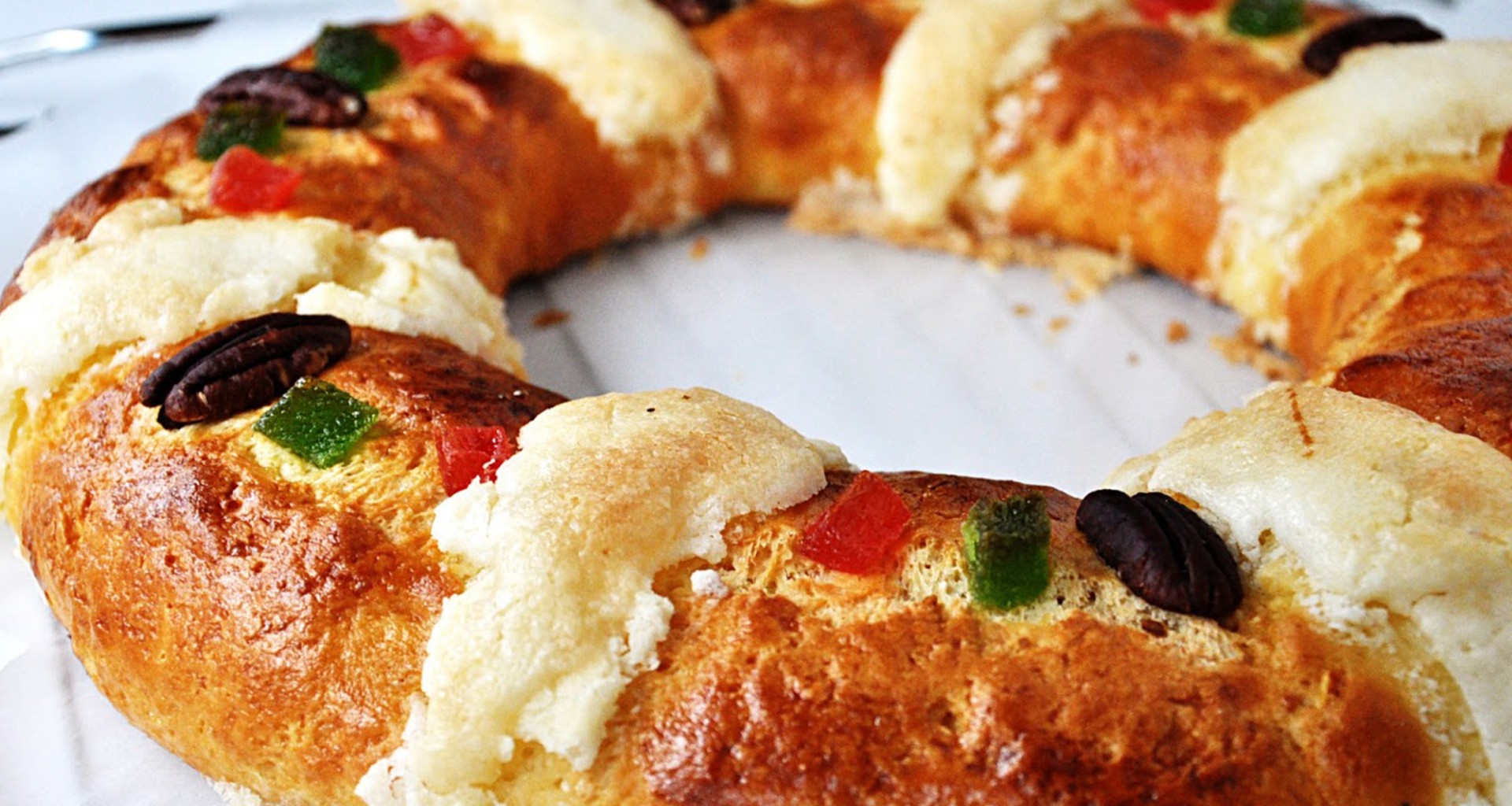La tradicional Rosca de Reyes