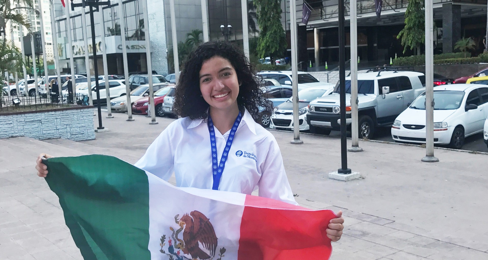 Karla Pérez representando a México y a Chiapas en el Harvard WorldMun 2018