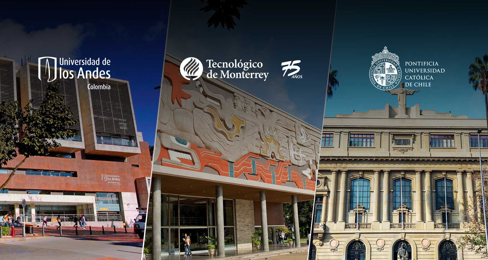 Las 3 mejores universidades privadas de Latinoamérica hacen alianza