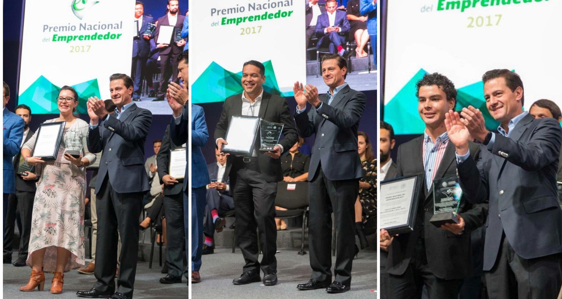El Premio Nacional Emprendedor para 3 egresados del Tec