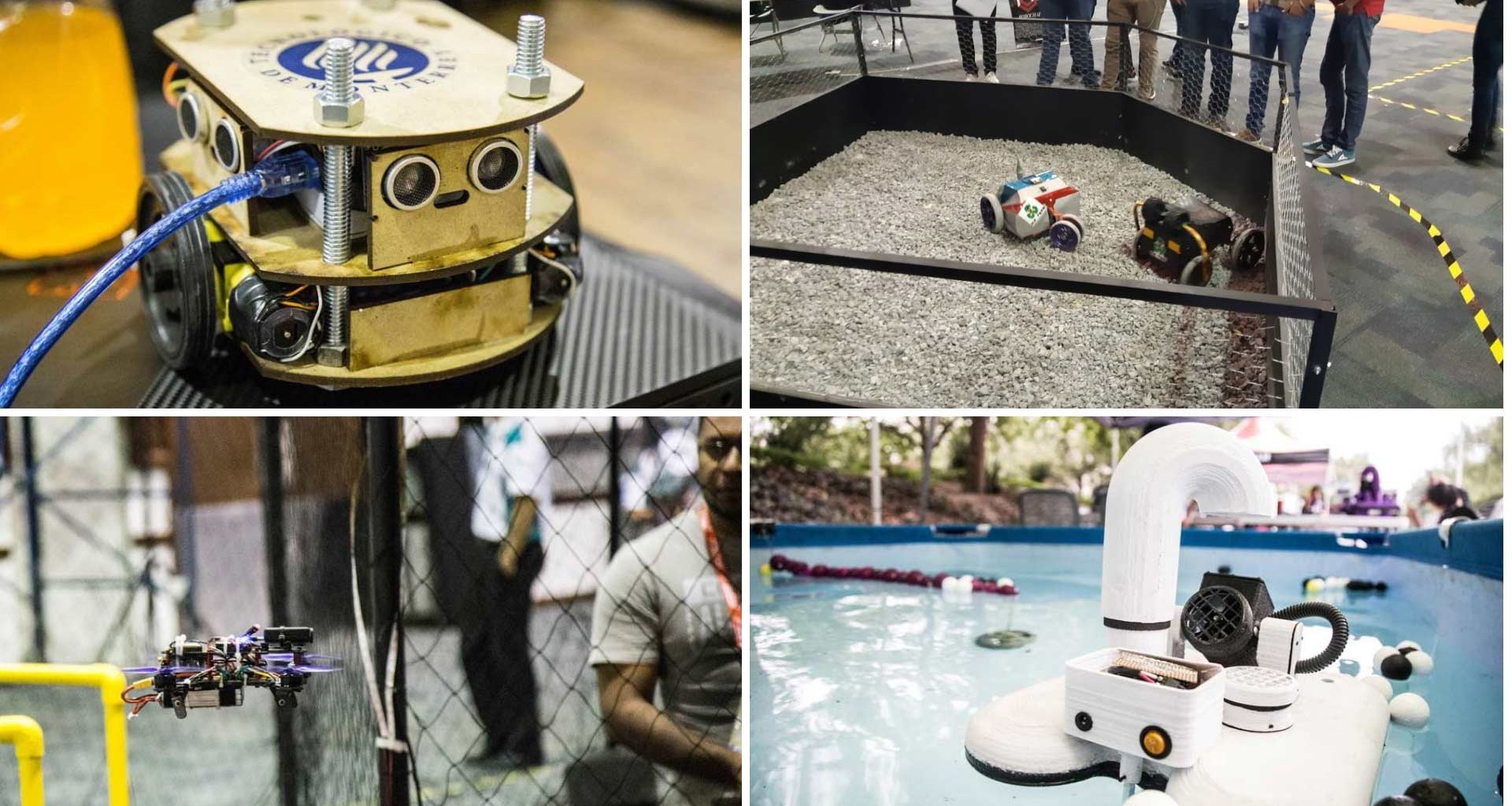 Lucha de robots por tierra, agua y aire... en el campus Monterrey