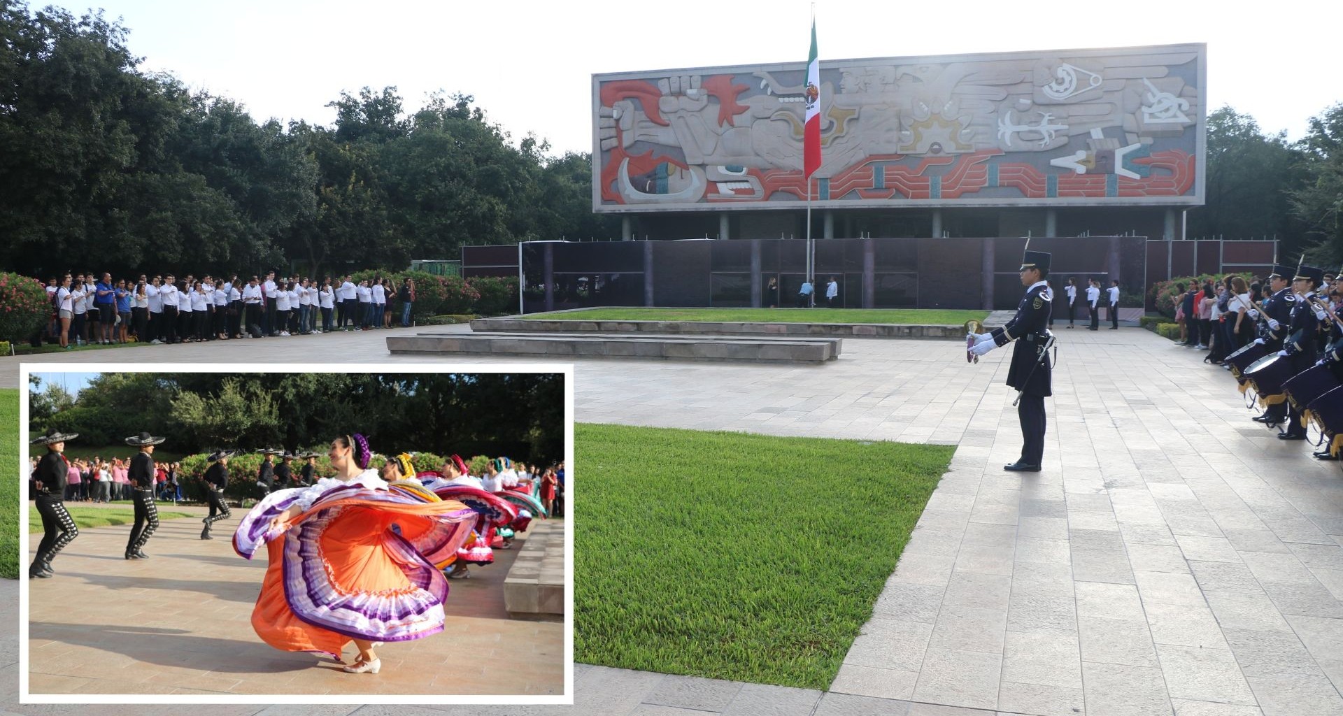Conmemoran el Día de la Independencia en el campus Monterrey
