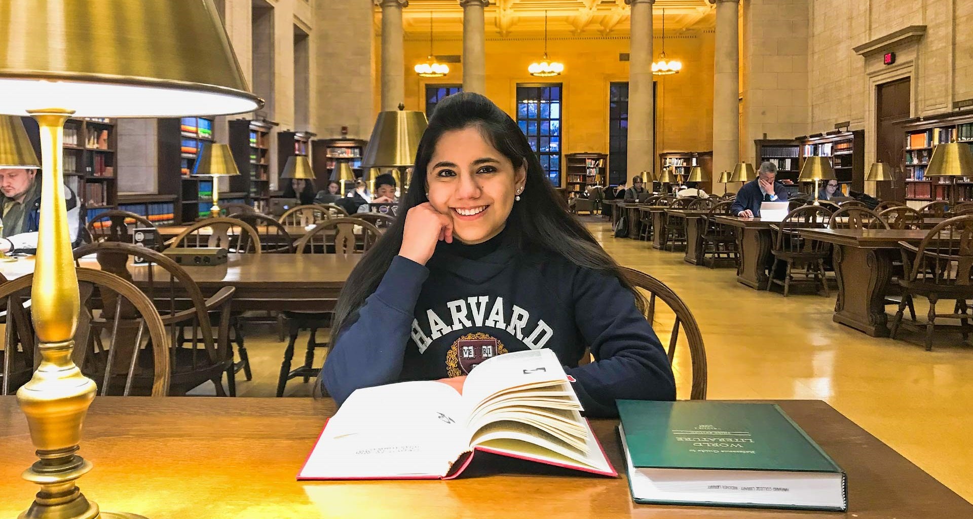 She finished her master when she was 16. Now she’s going to Harvard