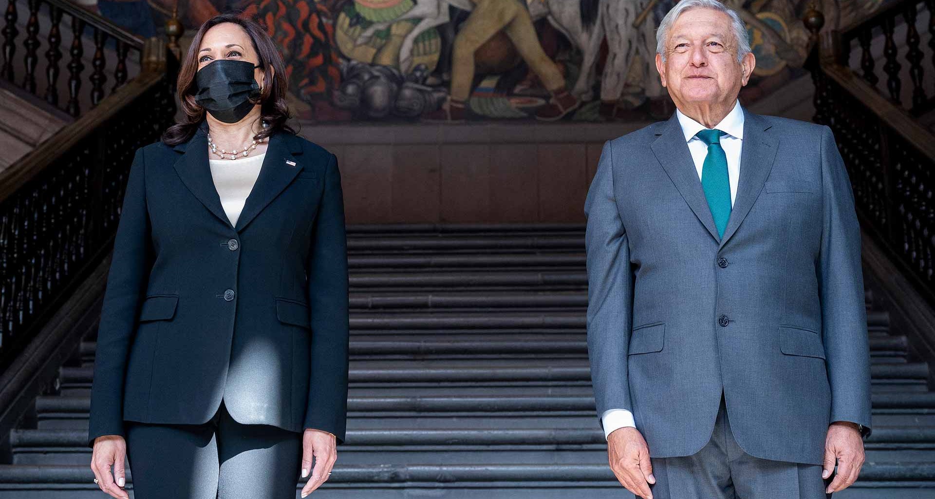 Kamala Harris, vicepresidenta de Estados Unidos, visitó México para reunirse con Andrés Manuel López Obrador