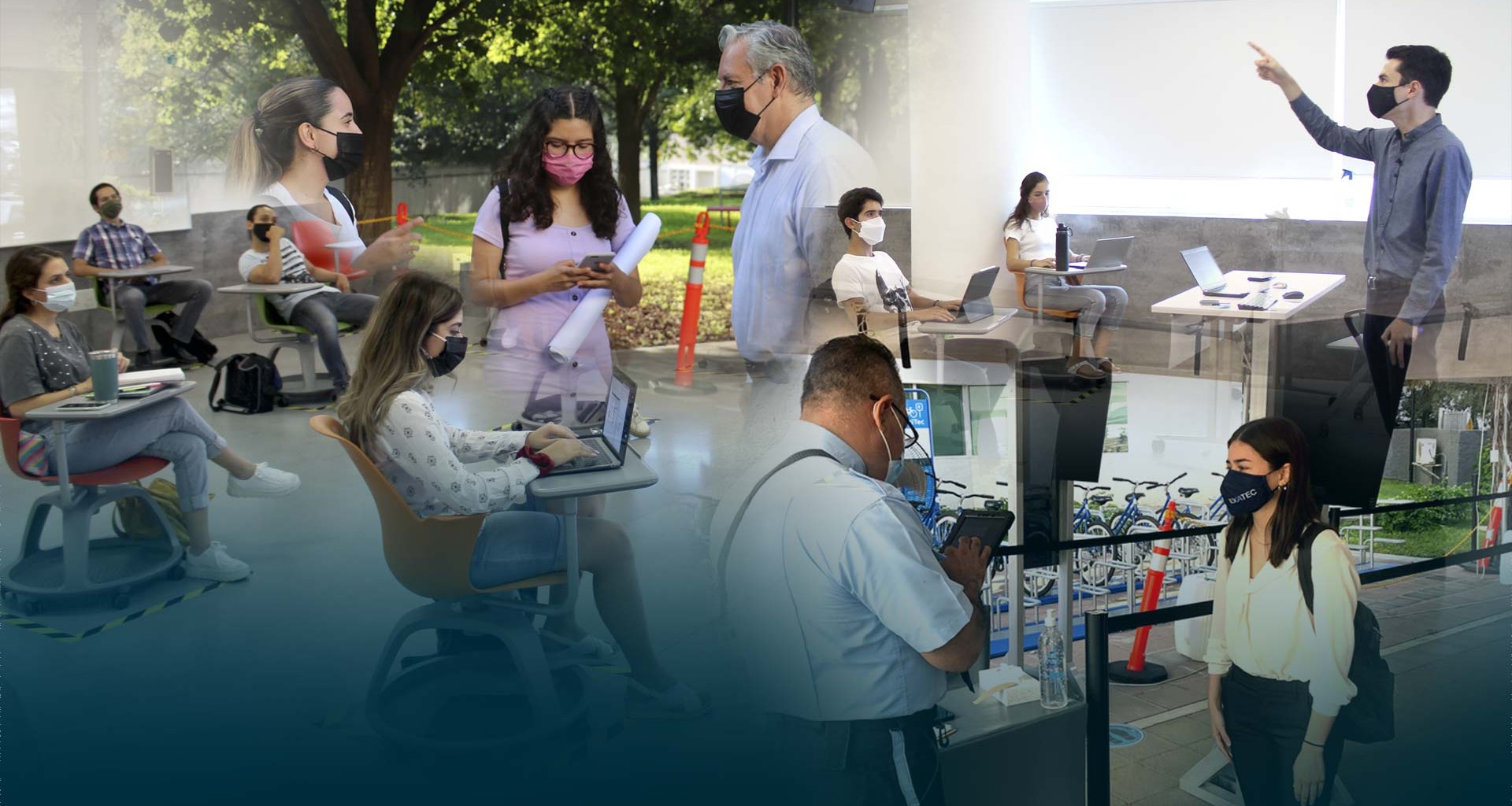 Alumnos del campus Monterrey iniciaron actividades híbridas y presenciales para el semestre agosto diciembre 2021