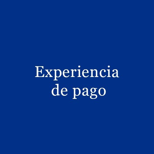 Servicio experiencia de pago