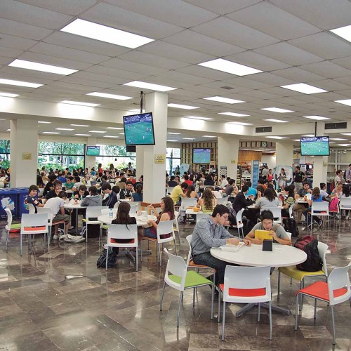 Cafeteria "Centrales" en campus Monterrey, Tec Food