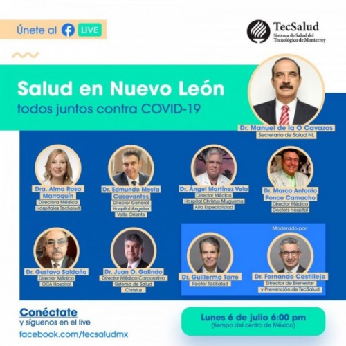 Salud en Nuevo León – todos juntos contra COVID-19