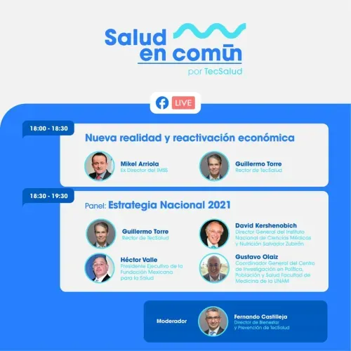 ¿Estamos listos para el 2021? TecSalud webinar flyer
