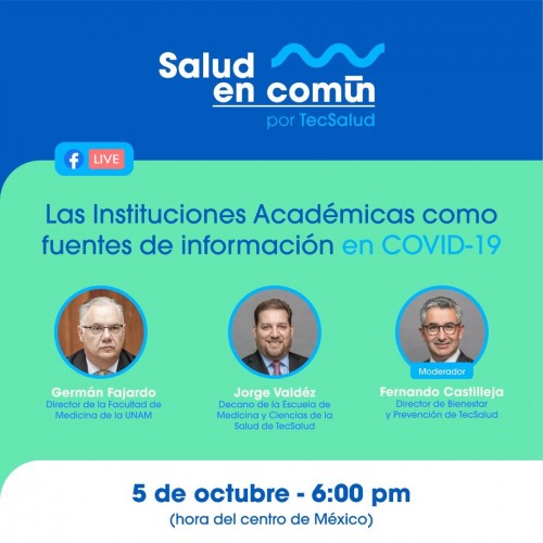 Las instituciones académicas como fuentes de información en COVID-19