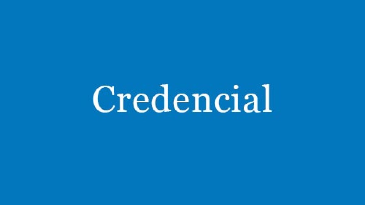 Servicio credencial