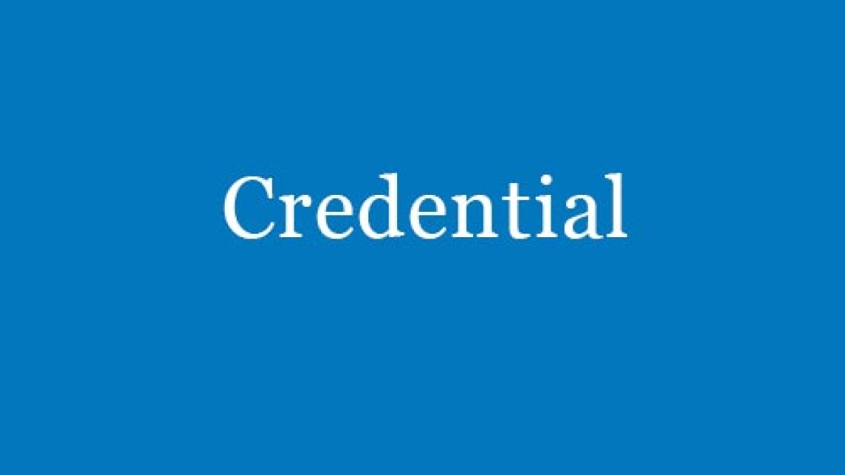 Credential services
