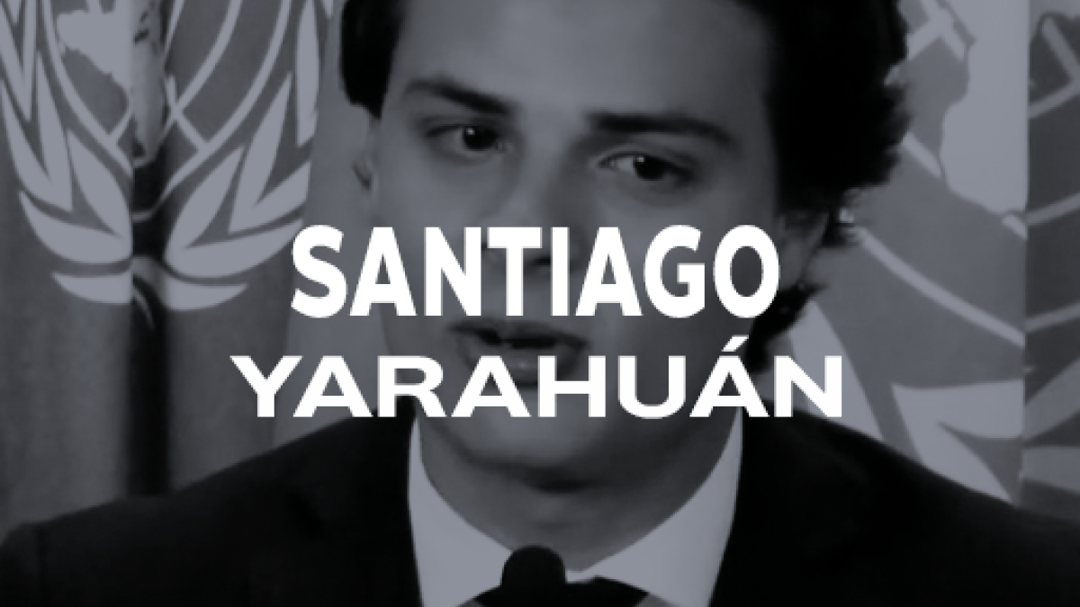Santiago Yarahuán voluntariado global ONU