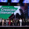 Jóvenes ganadores del concurso nacional de creación literaria.