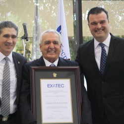 Galardonan a Ramón José Ávila con el Premio Mérito EXATEC 2017