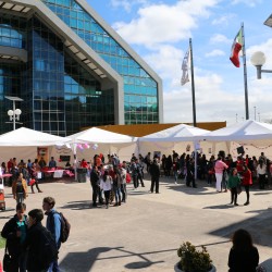 La kermesse se celebró en la Plaza de las Banderas
