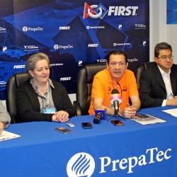 Rueda de prensa de FIRST Power Up Monterrey