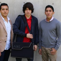 Los tres alumnos que crearon ABE