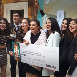 Recibe grupo estudiantil Focus Premio Estatal a la Juventud en Sonora