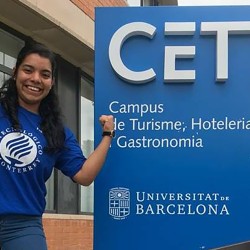Paola Cerecedo Cruz, alumna de sexto semestre de Ingeniería en Industrias Alimentarias