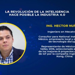 Anuncio de la conferencia de Héctor Núñez.