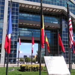 Plaza de las banderas.