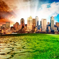 efectos del cambio climatico vs mundo sostenible