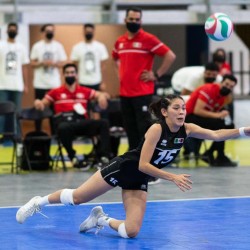 Karen Paola Rivera jugadora de voleibol de Borregas de Chihuahua