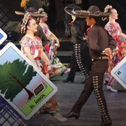 La compañía de danza folcórica del campus Monterrey, Raíces,  se prepara para presentar el espectáculo de La Lotería