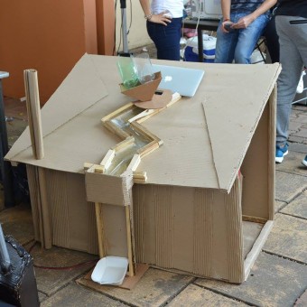 Los alumnos diseñaron casas para mascotas