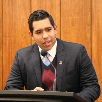 Juan Jesús Enrique Mijares López, presidente del Tribunal Estudiantil
