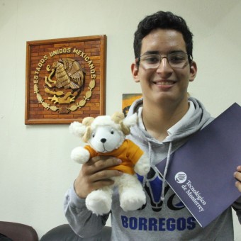Humberto Uquillas estudiará IMT en el Tecnológico de Monterrey campus San Luis Potosí