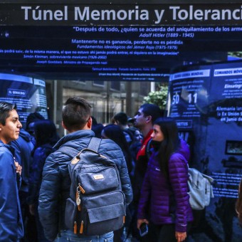 El Túnel Memoria y Tolerancia visita las instalaciones de campus Toluc