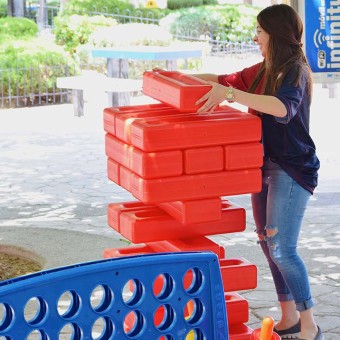 You can find these giant games at the Ciudad Juárez campus.