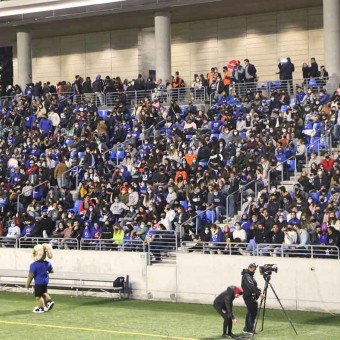 Aficionados volvieron al Estadio Banorte "La Casa de los Borregos" 