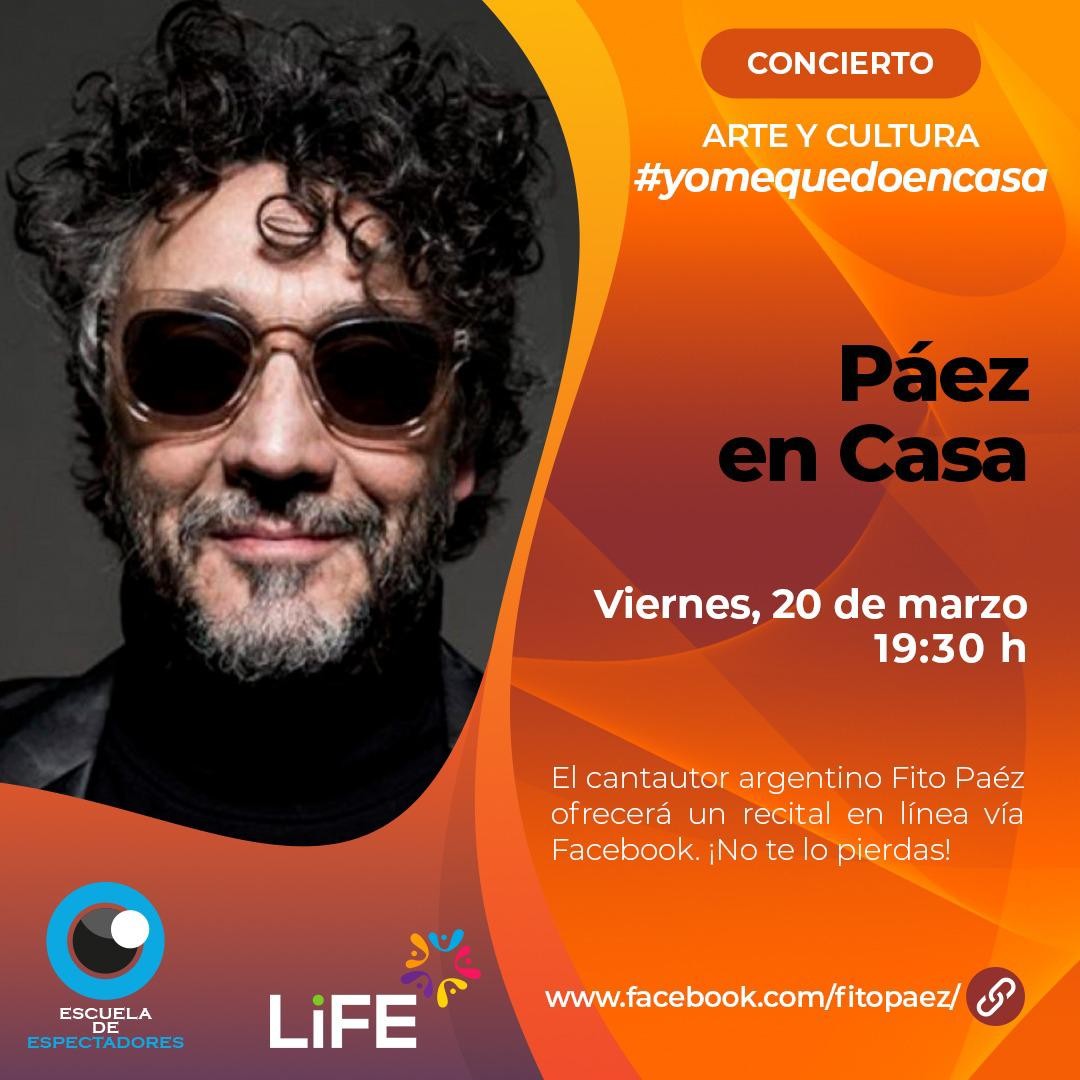 Concierto Paez en Casa